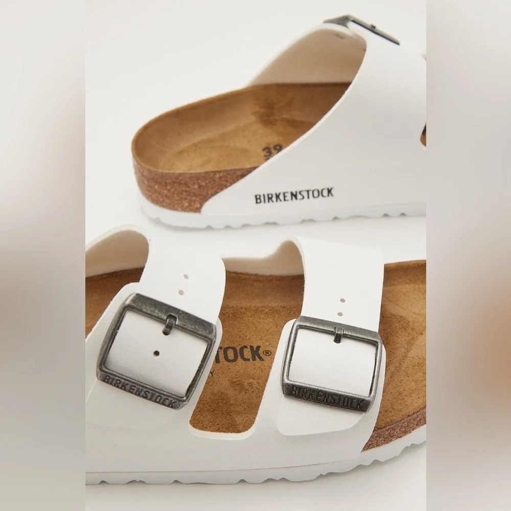 BIRKENSTOCK Arizona Deserts slide Sandal Men, White,SZ 42EU 9US,BRAND NEW$135